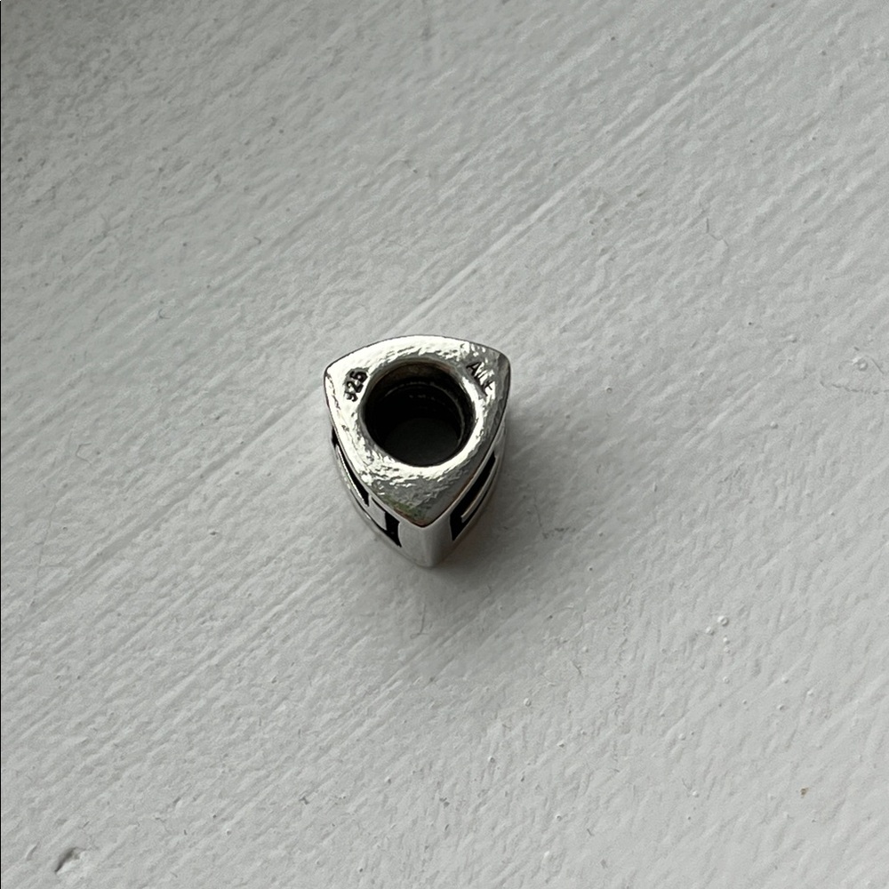 Retired Pandora Sterling Silver Alphabet Charm- Letter L - Picture 3 of 3